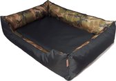 Hondenmand Cordura XXXL – Zwart + Camo - 125 x 90 x 24 cm