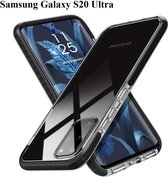 Samsung Galaxy S20 Ultra Anti Shock Hoesje - Zwart & Transparant
