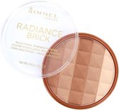 Bol.com Rimmel - Radiance Brick Bronzer - Pudrový bronzer 12 g 001 Light - aanbieding