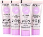 L'Oréal Glam Nude CC Cream - Anti-Dullness (4 x 10 ml Testers)