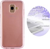 BackCover Layer TPU + PC Samsung J4 2018 Roze