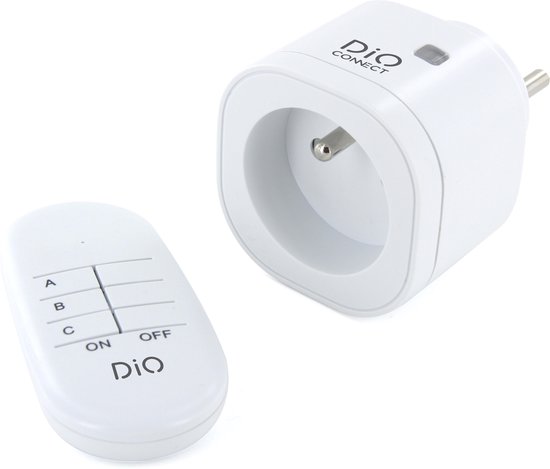 DiO Connect – Slimme stekker met afstandsbediening - Wifi + 433,92MHz DiO  1.0. – Werkt... | bol.com