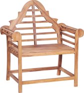 Tuinstoel Hout (Incl LW Fleece deken) / Tuin stoelen / Buiten stoelen / Balkon stoelen / Relax stoelen