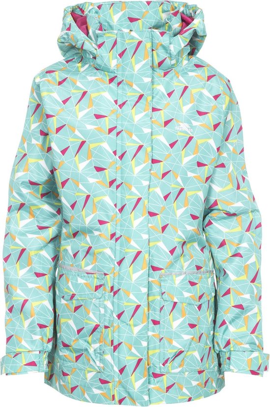 Trespass Childrens Girls Twinkling Waterproof Jacket (Lagoon)