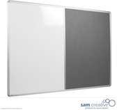 Whiteboard prikbord Combi board 90x120 cm