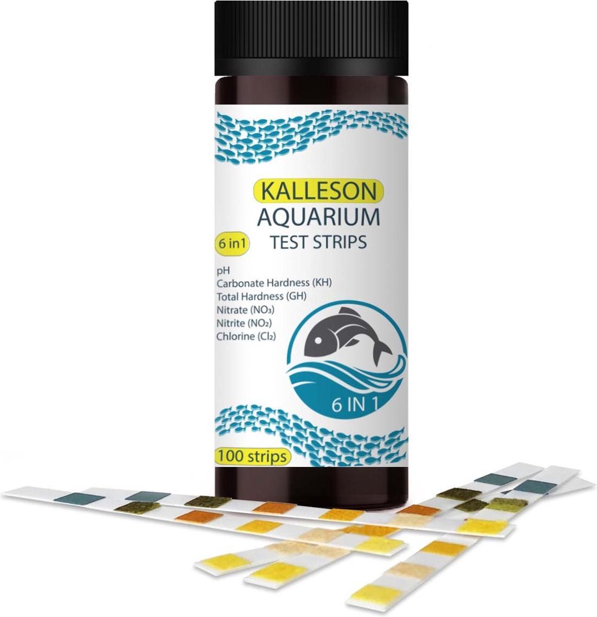 Aquarium Test Strips - 6 In 1 - Kalleson