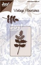 Joy!Crafts • snijstencil vintage flourishes hulstblad
