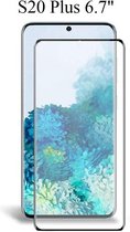 Samsung Galaxy S20 Plus full cover Glass Screen protector - Zwart