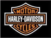 Magneet - Harley-Davidson - 6 x 8 cm