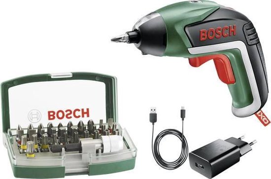Bosch IXO V Basic Accu Schroefmachine - 3,6V - Incl. 32 accessoires