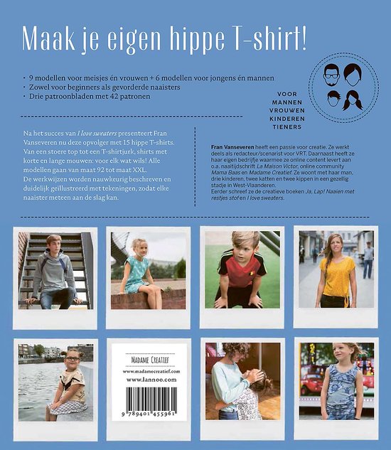 I love t-shirts, Fran Vanseveren | 9789401455961 | Boeken | bol.com