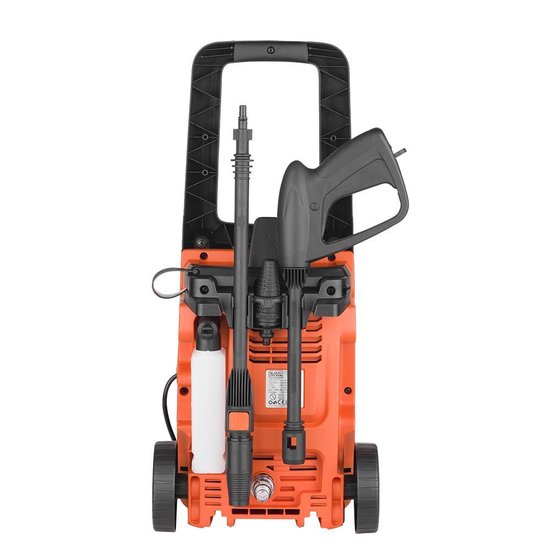 BLACK+DECKER BXPW1400E Hogedrukreiniger - Lichtgewicht - met 5 Accessoires - 110 Bar - 1400W — afbeelding 2