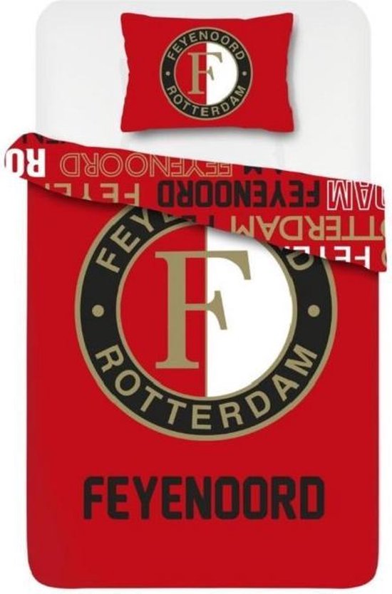 Feyenoord 140x200 cm dekbedovertrek dekbedhoes bol.com