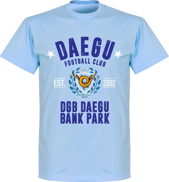 Daegu Established T-shirt - Lichtblauw - XL