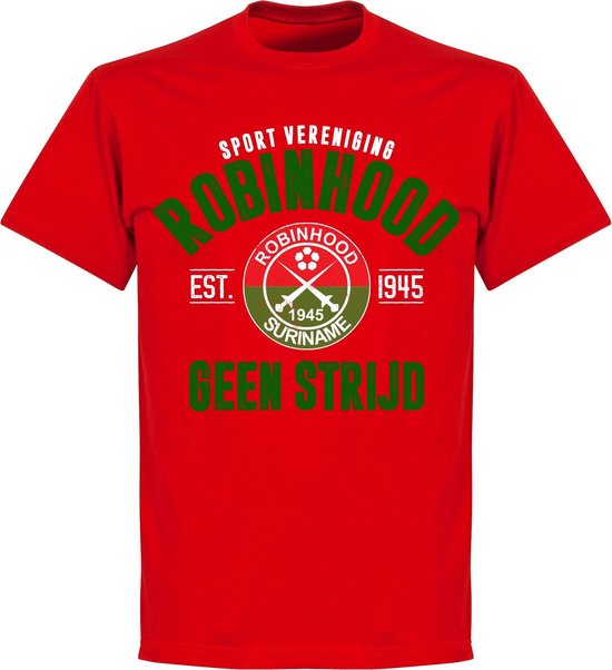 SV Robinhood Established T-shirt - Rood - XS