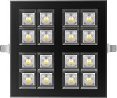 SEMO - Apera Plafondlamp inbouw zwart - Lichtkleur wit dimbaar