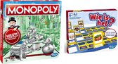 Spelvoordeelset Wie Is Het? - Kinderspel & Monopoly Classic Nederland - Bordspel