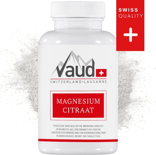 Vaud Magnesium Citraat Magnesium Tabletten Botten En Spieren 100 Stuks Bol Com