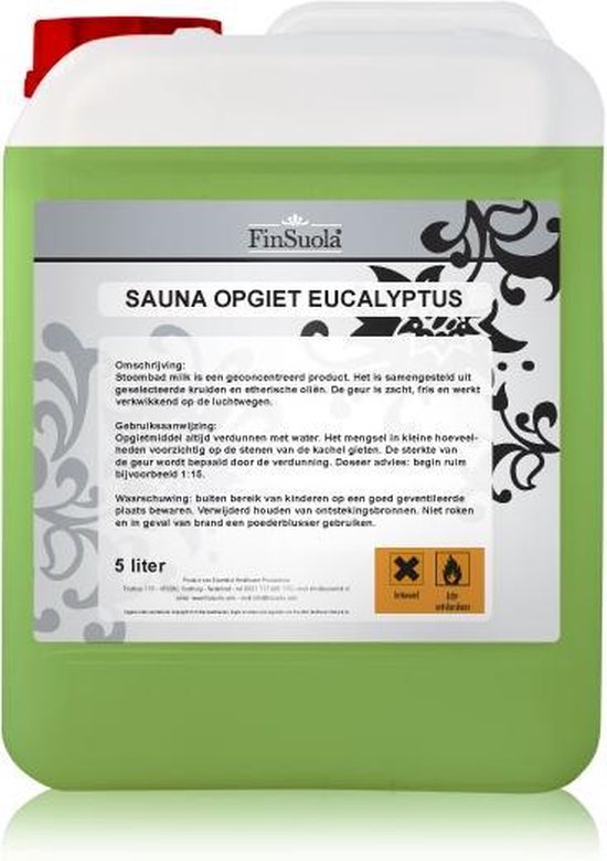 Foto: Finsuola sauna opgietmiddel eucalyptus 5 liter