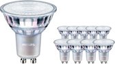Voordeelpak 10x Philips MASTER Value LEDspot GU10 PAR16 4.9W 355lm 36D - 922-927 Dim To Warm | Beste Kleurweergave - Dimbaar - Vervangt 50W