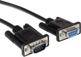 StarTech.com Câble série DB9 RS232 noir en liaison directe 2 m - M/F