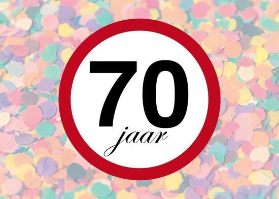 Sets De Table En Papier 70 Ans Anniversaire 50 Pieces 30x42cm Bol Com