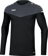 Jako Champ 2.0 Sweater Zwart-Antraciet Maat M