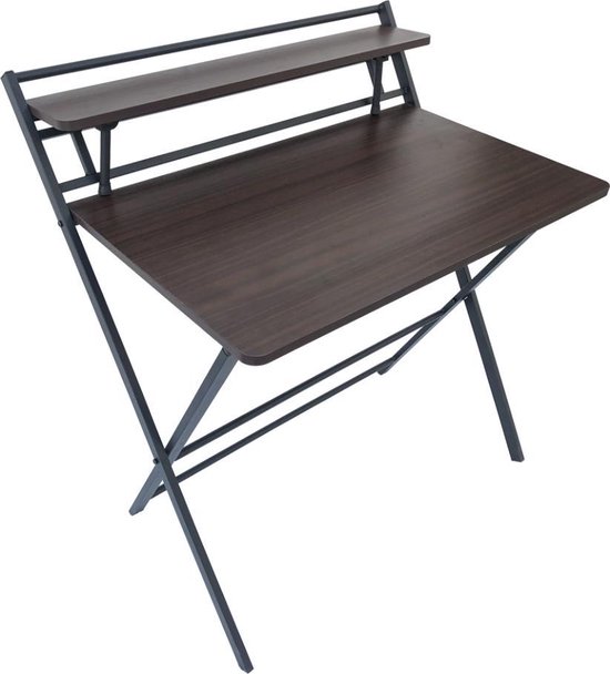 Bureau laptoptafel inklapbaar Stoer - industrieel vintage stijl - ruimtebesparend
