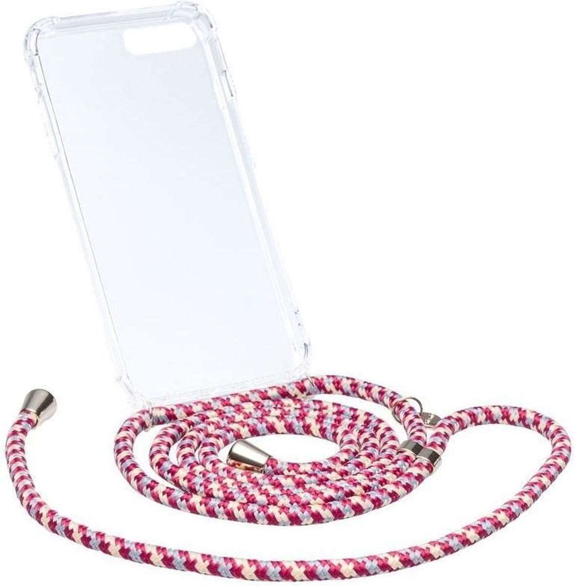 Chic.mic Telefoonkoord+hoesje Axento Iphone X/xs Rood/wit