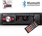 Autoradio met Bluetooth/FM-radio/USB/AUX/SD - Met afstandbediening en USB opladen!