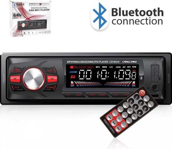 Autoradio avec Bluetooth/ radio FM/ USB / AUX / SD - Avec