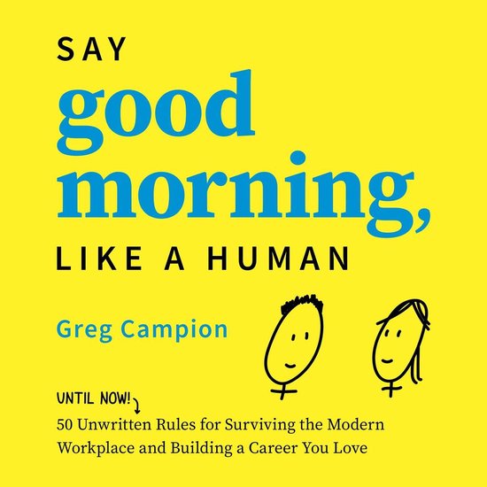 Say Good Morning, Like a Human - cover