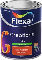 Flexa Creations - Lak Extra Mat - Mengkleur - Puur Klaproos - 1 liter