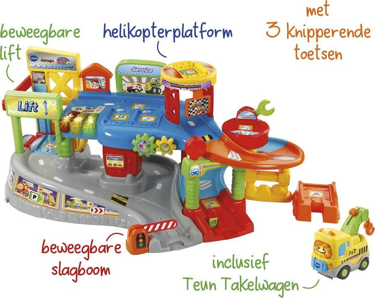Reageer congestie Toegeven VTechToet Toet Auto's Garage - Educatief Babyspeelgoed | bol.com