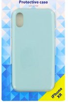 S&C - iPhone XR plus Protective case hoesje transparant blauw groen doorzichtig