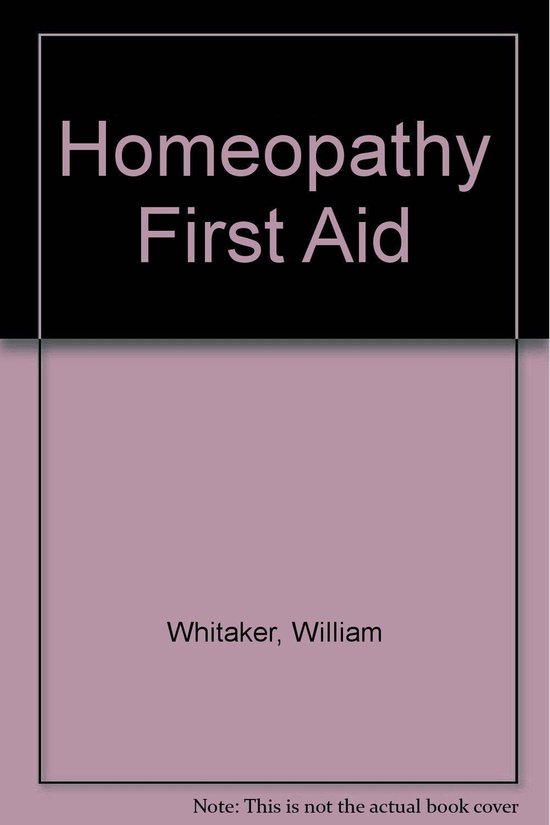 Homeopathy First Aid - cover
