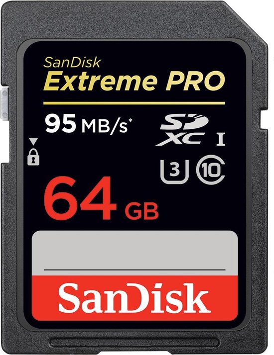 Hoop van Mier Uitbarsten SanDisk Extreme Pro - SD Kaart - 64 GB | bol.com