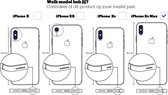 Apple iPhone XS Max Hoesje - Rhinoshield - CrashGuard NX Serie - Hard Kunststof Bumper - Rood - Hoesje Geschikt Voor Apple iPhone XS Max