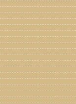 Geschenkpapier C4041 Stitch Sand- Breedte 70 cm - m lang - Breedte 70  cm