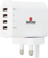 Skross - Reisstekker UK 4x USB