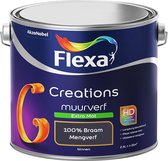 Flexa Creations Muurverf - Extra Mat - Mengkleuren Collectie - 100% Braam - 2,5 liter