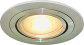 LED spot - Arda - Inbouwspot - RVS - Rond - 4W - Warm Wit - 2700K - Philips - Ø92mm - kantelbaar