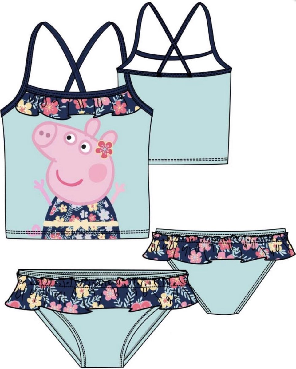 Peppa Pig bikiniset maat 104 cm / 4 jaar - Peppa Pig