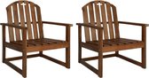 2 x Tuinstoel (Incl LW Fleece deken) / Tuin stoelen / Buiten stoelen / Balkon stoelen / Relax stoelen