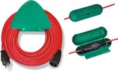 BRENNENSTUHL Rood verlengsnoer 20 m H05VV-F 3G1.5 met muurbevestiging en kluis
