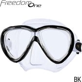 TUSA Snorkelmasker Duikbril Freedom One - M-211-BK - transparant/zwart