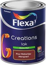 Flexa Creations - Lak Extra Mat - Mengkleur - Puur Rabarber - 1 liter