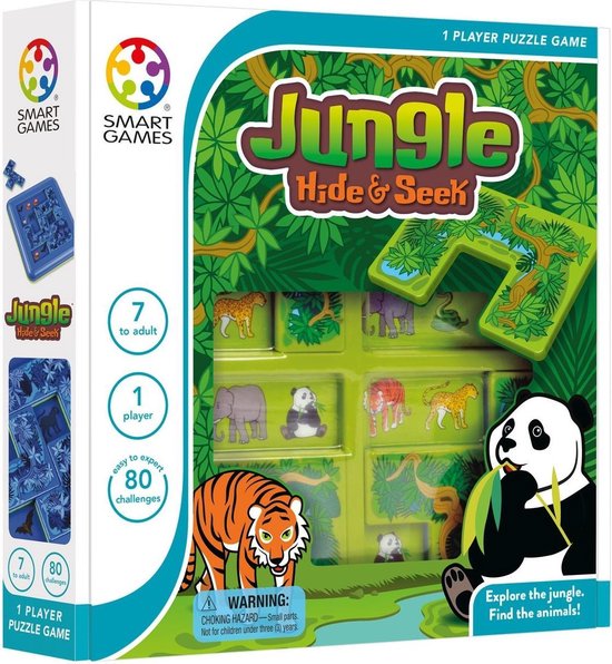 Smart Games Hide Seek Jungle 80 Opdrachten Games Bol Com