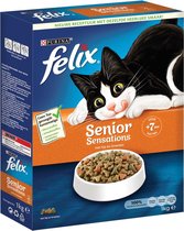 FELIX Senior Sensations - Kip & Légumes - Nourriture pour chat - 1 kg