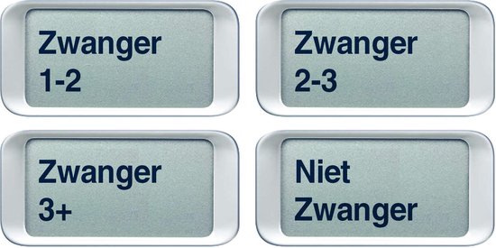 Zwangerschapstest met Wekenindicator, set van 1 digitale test